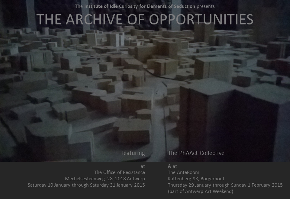the archive of opportunities  - 1